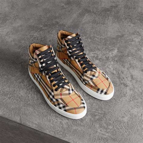 burberry man shoes sale|burberry high top sneakers men's.